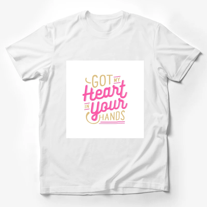 Slogan d'amour coloré Homme T-Shirt