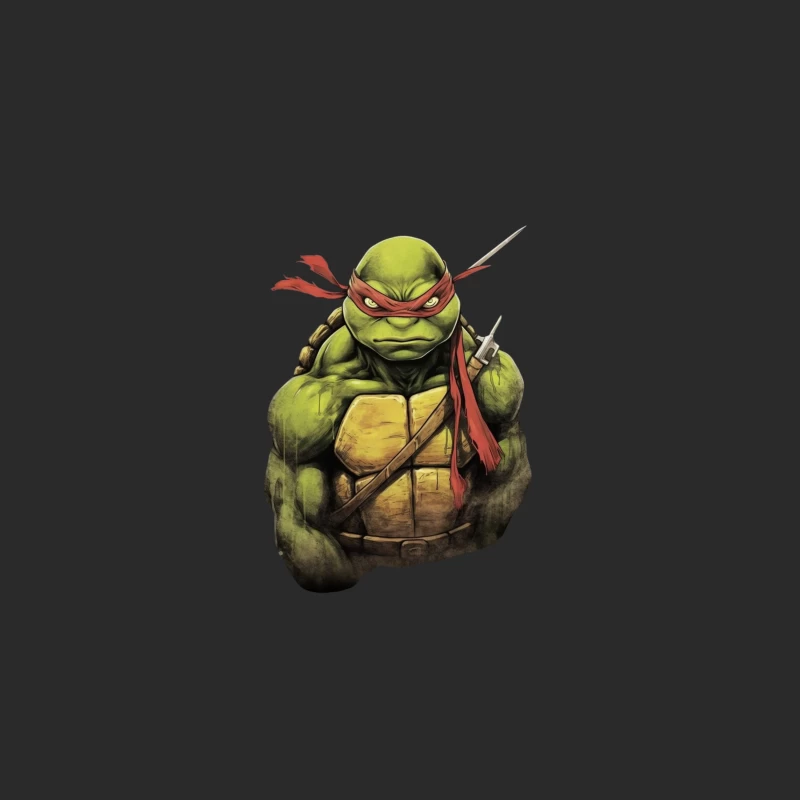 Cool Cartoon Ninja Turtle Character Baseball Cap