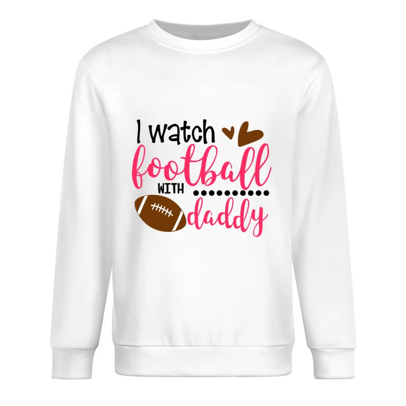 Regarder le football avec papa Homme Sweat-shirt à enfiler