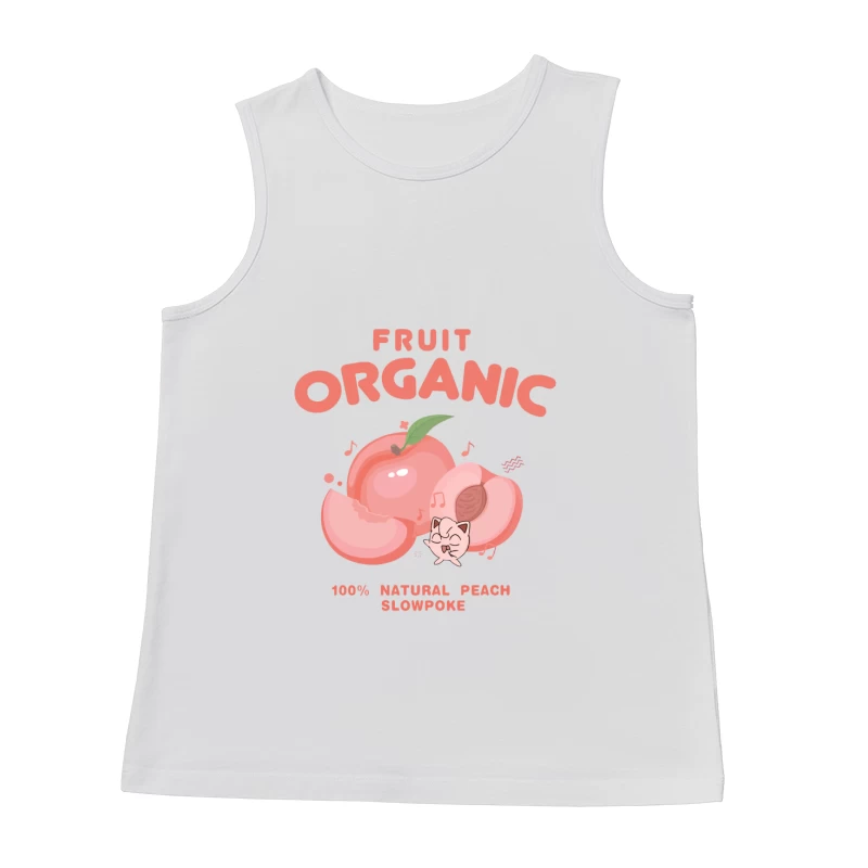 Natürlicher Pfirsich Spaß Herren Tanktops