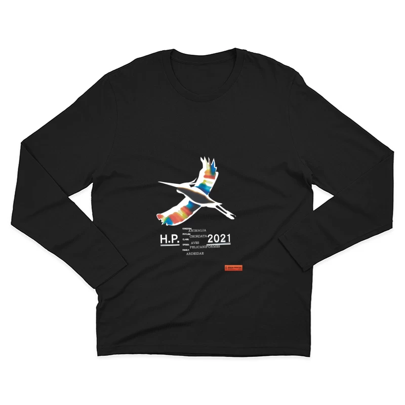 Bunter Vogel und biologische Klassifikation Herren Langarm T-Shirt