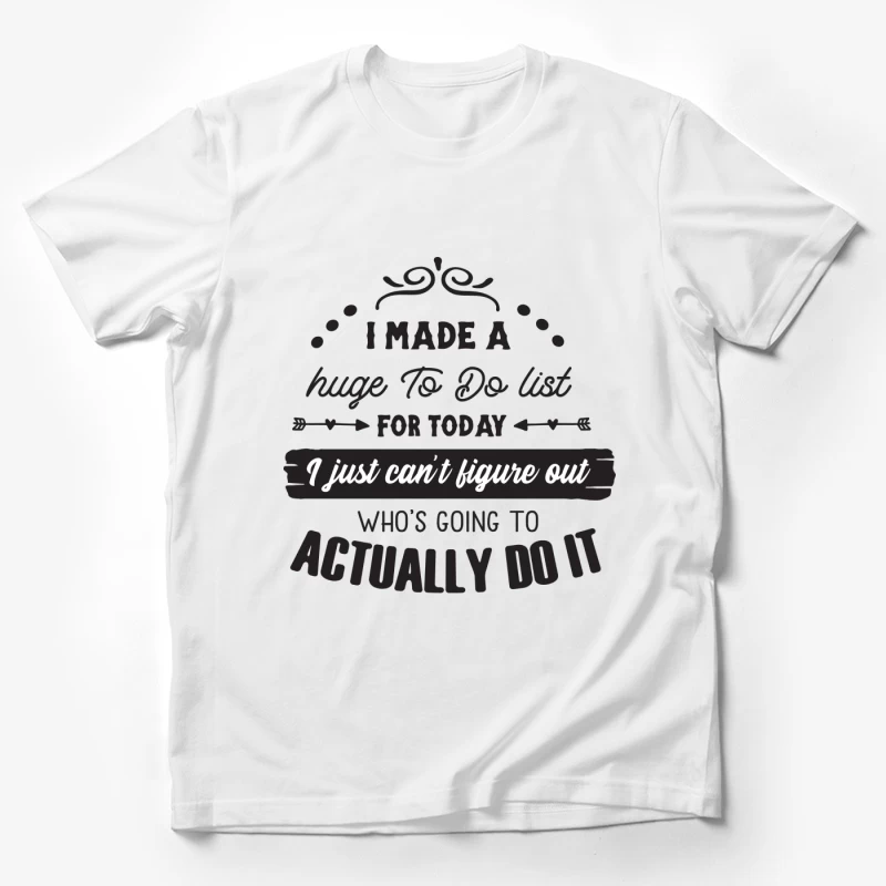 Faire Face à une Longue Liste de Tâches Homme T-Shirt