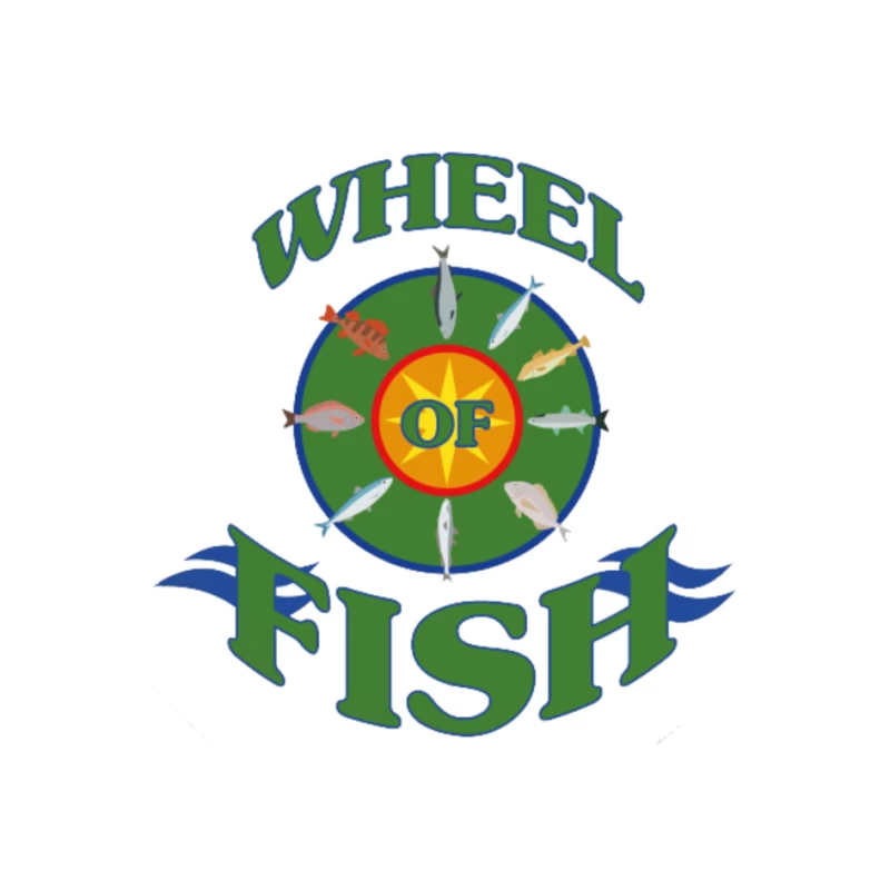 Wheel of Fish Pin