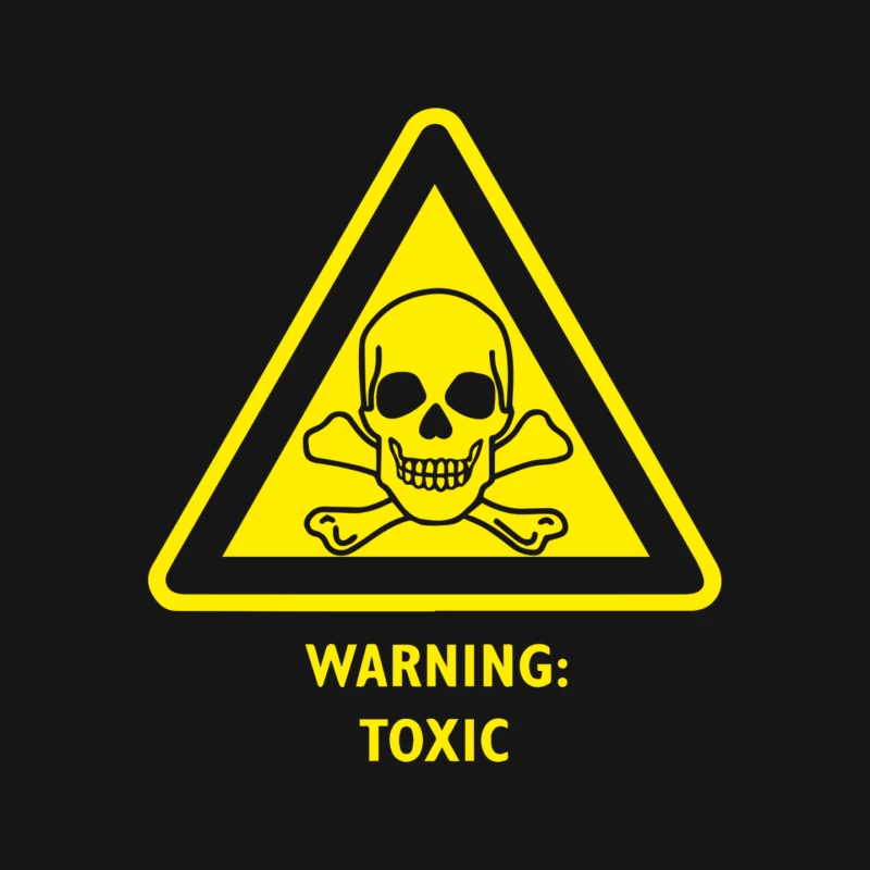 Toxic Hazard Laboratory Poison Substance Warning Mouse Pad