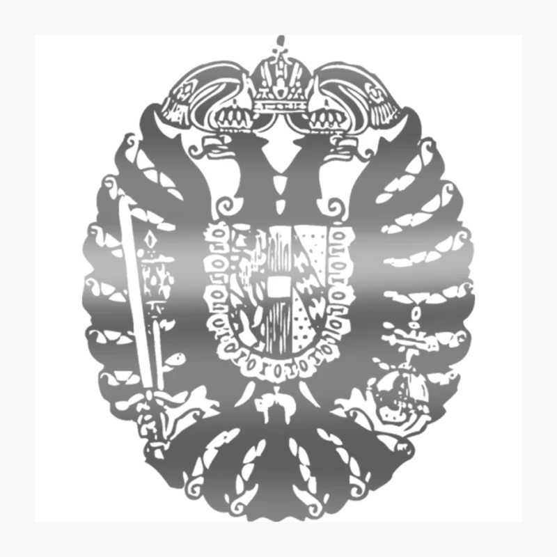 Silver Crest Pin