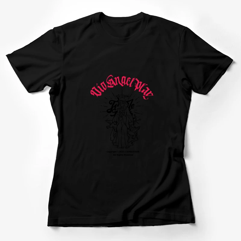 Schriftzug Los Angeles Damen T-Shirt