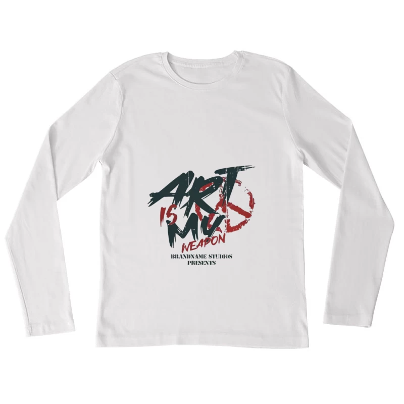 L'art est une arme Femme Manches Longues T-Shirt