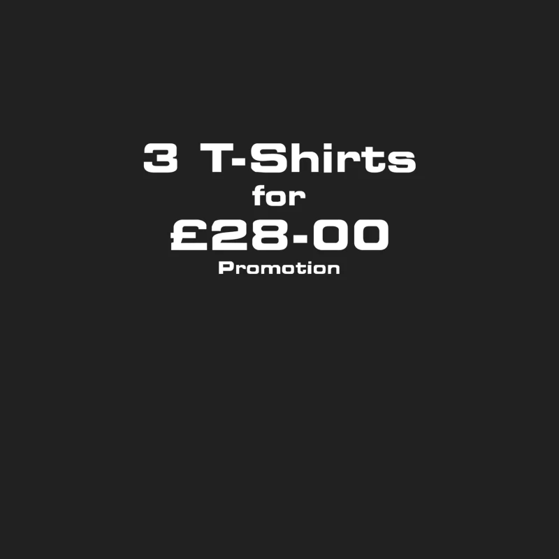 promotion - 3 Tshirts for £28-00 Bucket Hat