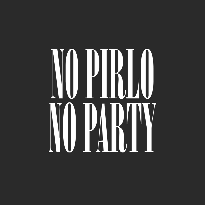 NO PIRLO NO PARTY FIFA GEEK DOPE JUVENTUS ITALY COOL FOOTBALL CALCIO Baseball Cap