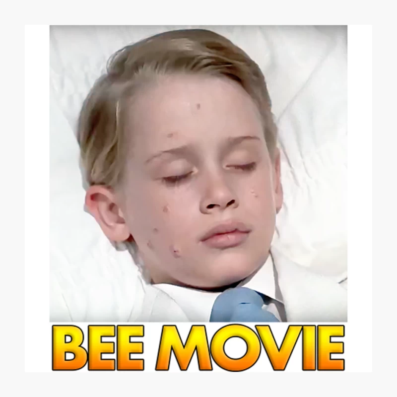 Bee Movie Nihilist Parody Design Pin