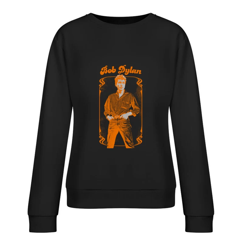 Bob Dylan  Original Vintage Style Fan Design Female Pullover Sweatshirt