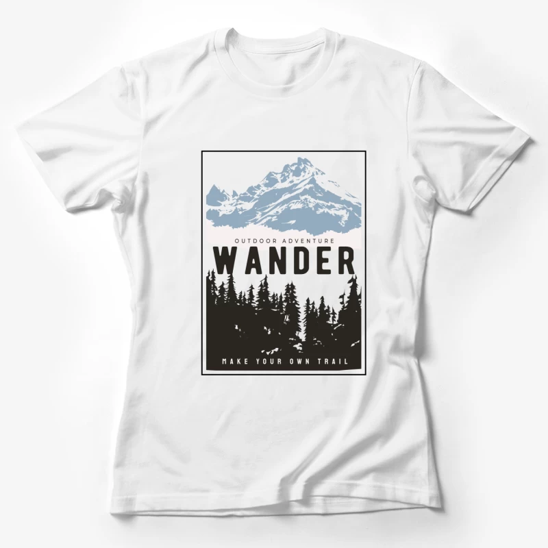 Outdoor Abenteuer: Berge und Wälder Damen T-Shirt