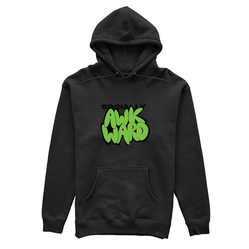 Sozial ungeschickt Graffiti-Design Damen Pullover Hoodie