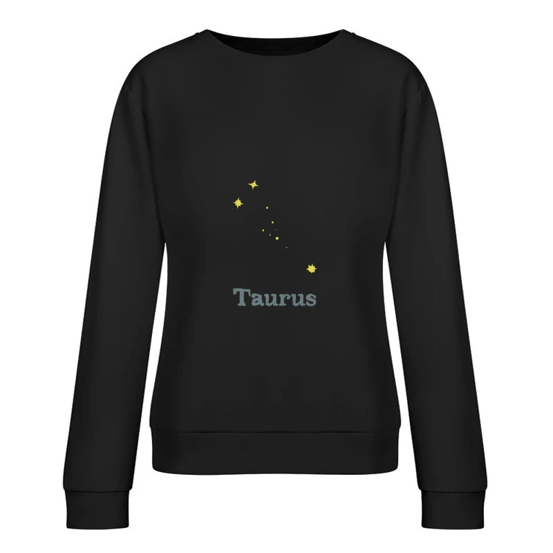 Taurus-Sternbild Illustration Damen Pullover Sweatshirt