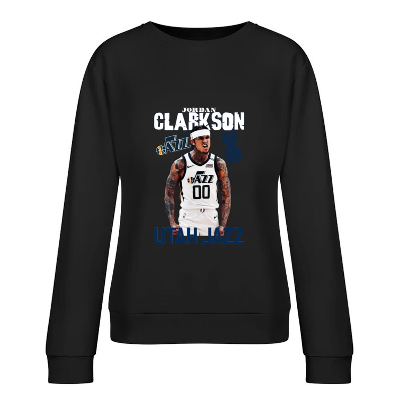 Jordan Clarkson of the Utah Jazz Female Pullover Sweatshirt