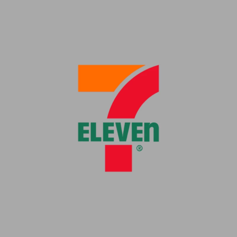 7-Eleven Convenience Store Chain Logo Design Male Pullover Hoodie