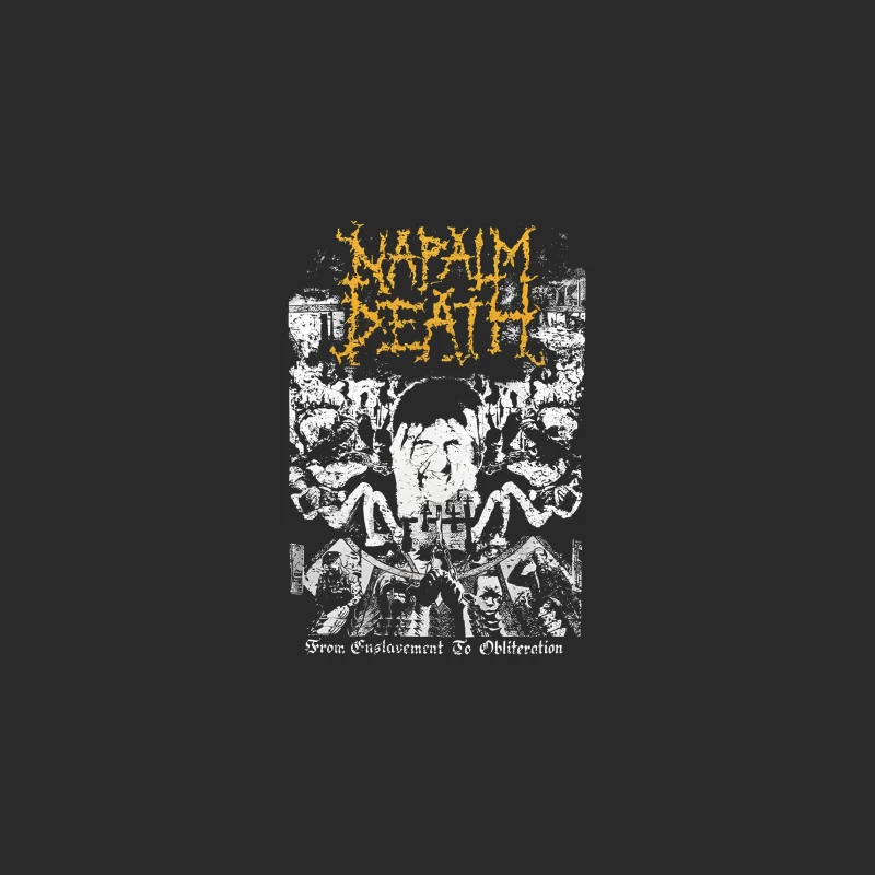 Napalm Death From Enslavement to Obliteration Baseball Cap