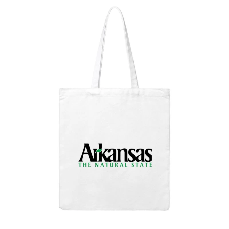 Arkansas Natural State Official Tourism Logo Design Cotton Tote Bag