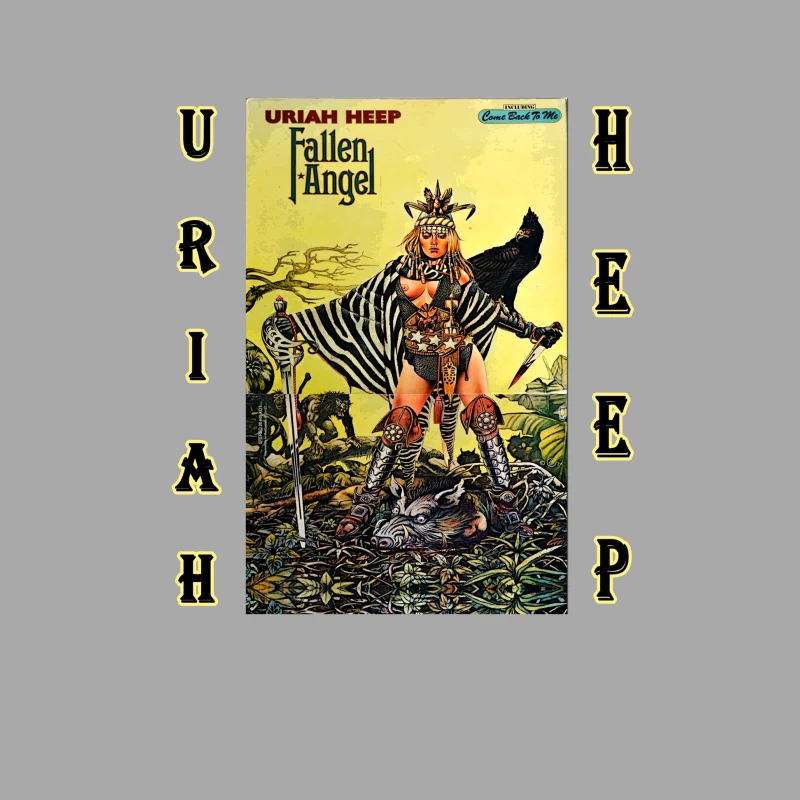 13 FALLEN ANGEL - URIAH HEEP Male Pullover Hoodie