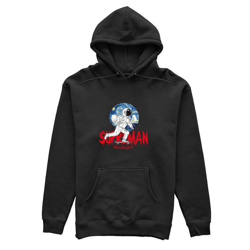 Superman Mars Projekt Astronaut Damen Pullover Hoodie