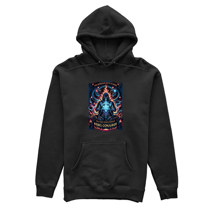 Rebellischer Beschwörer der Dunkelheit Damen Pullover Hoodie