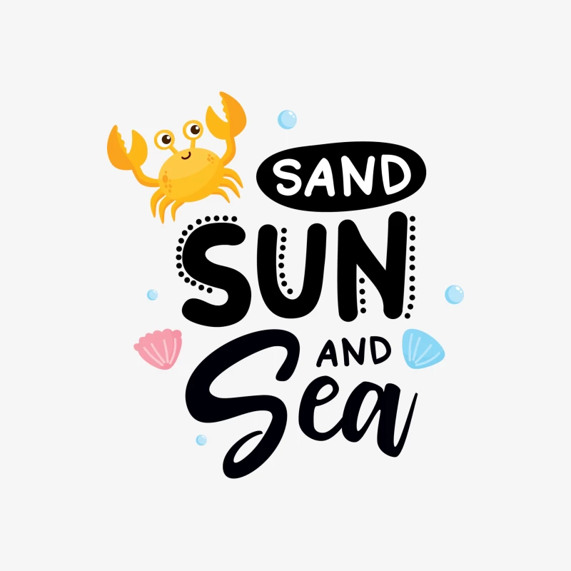 Été avec soleil, sable et mer Homme Manches Longues T-Shirt