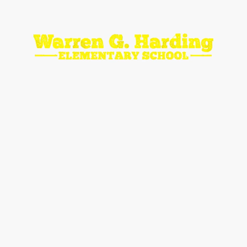 Warren G Harding Elementary School Cotton Tote Bag