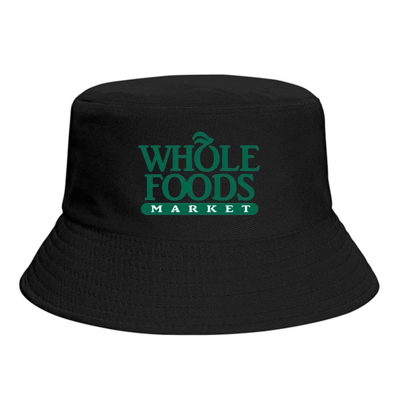 Whole Foods Market Green Corporate Logo Bucket Hat