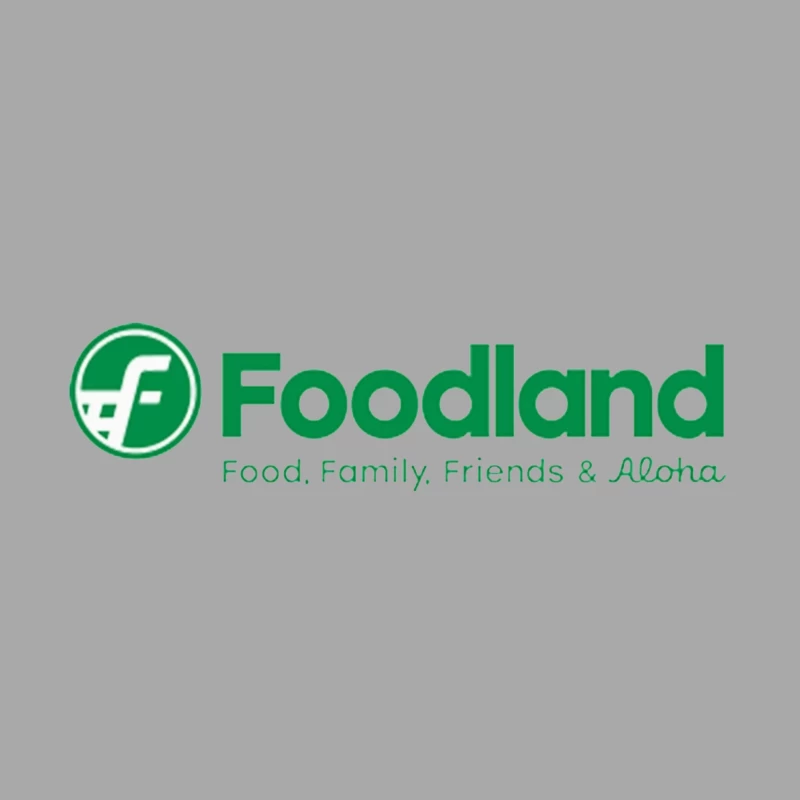 Foodland Supermarket: Hawaiian Grocery Chain with Green Logo and Aloha Spirit Female Pullover Hoodie