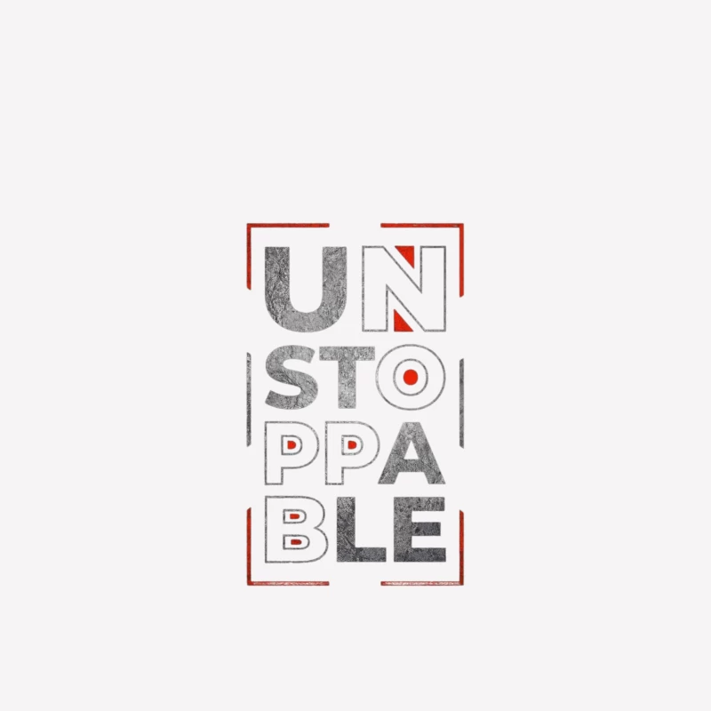 Unstoppable Motivational Design Female T-Shirt