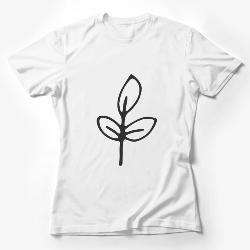 Illustration de plante minimaliste Femme T-Shirt