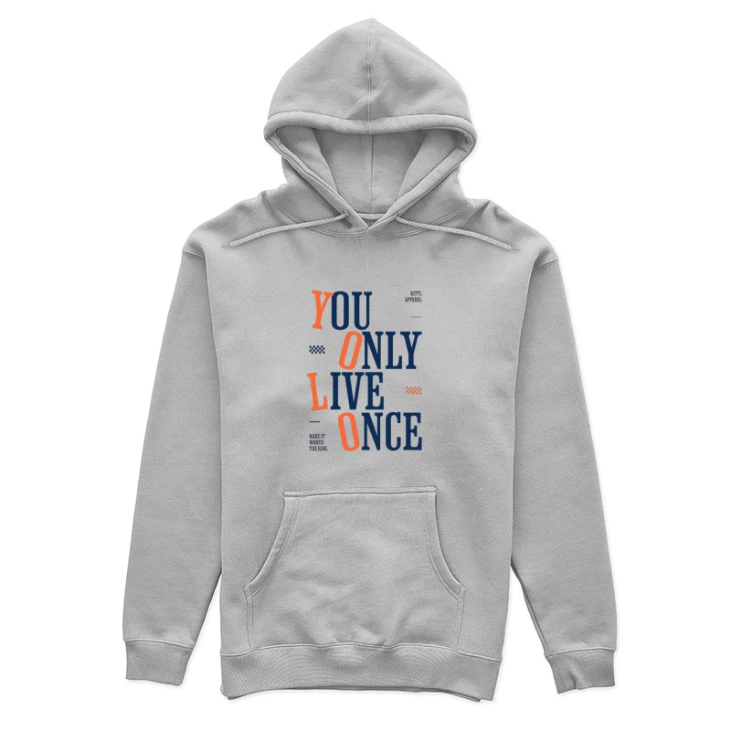 YOLO : Vous ne vivez qu'une fois Design Femme Sweat à capuche