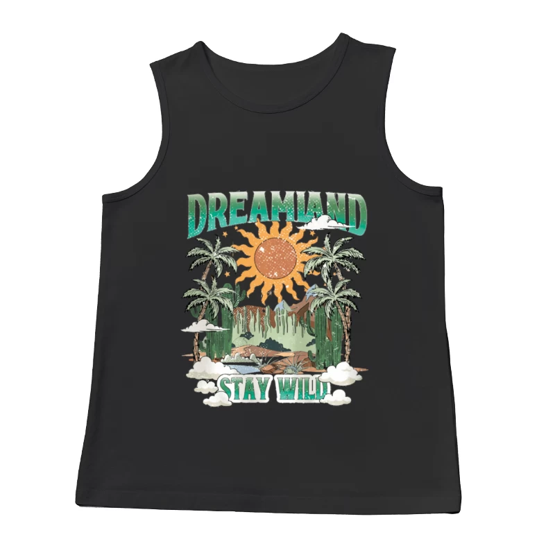 Wildes Traumland mit Palmen Herren Tanktops