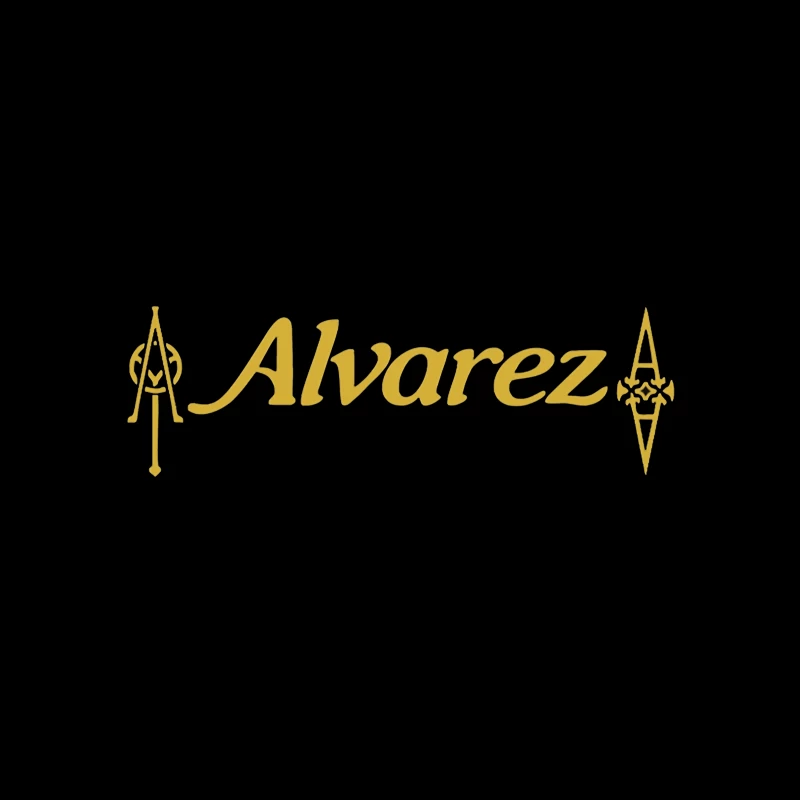 Alvarez Guitar Company Gold Logo Design Coffee Mug