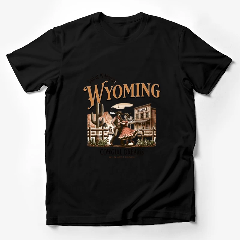 Danse Western dans le Wyoming Homme T-Shirt