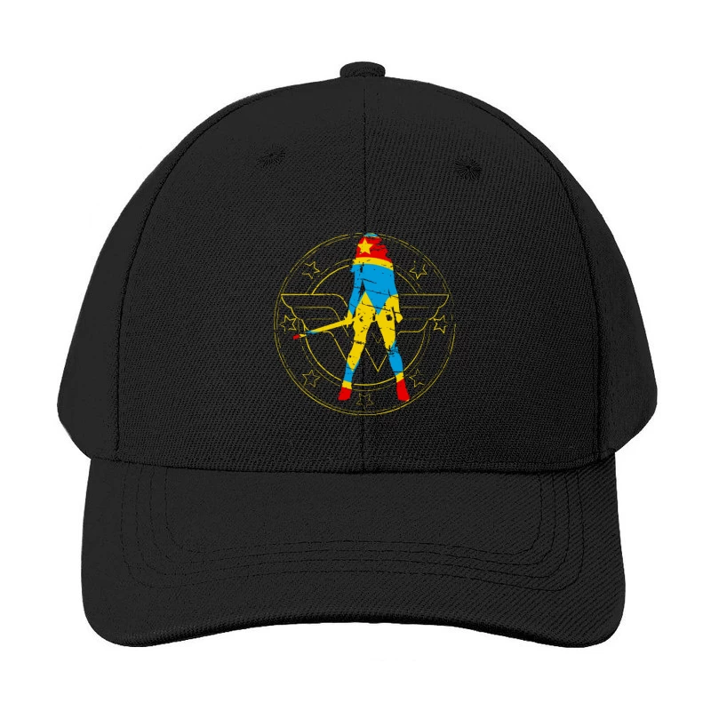 Wonder Woman Graphic Illustration Baseball Cap