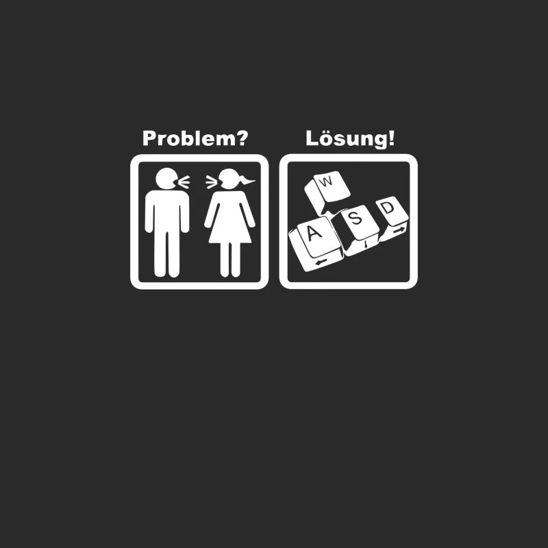 Problem Lösung Zocken Lustig FunNY Baseball Cap