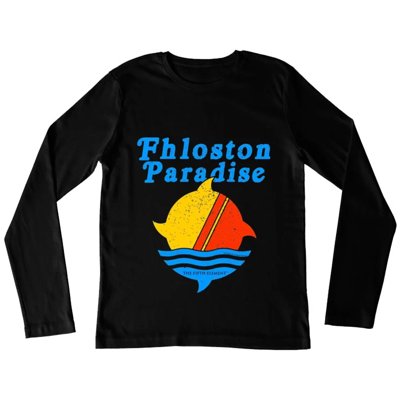 Fhloston Paradise Retro Logo Female Long Sleeve T-Shirt