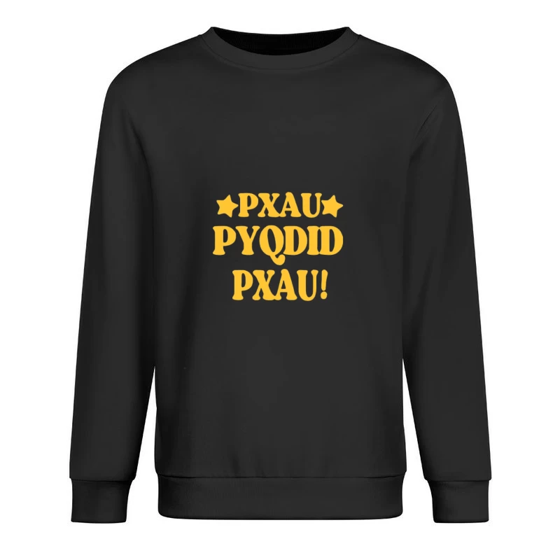 Frase Motivazionale Dorata Felpa pullover Uomo