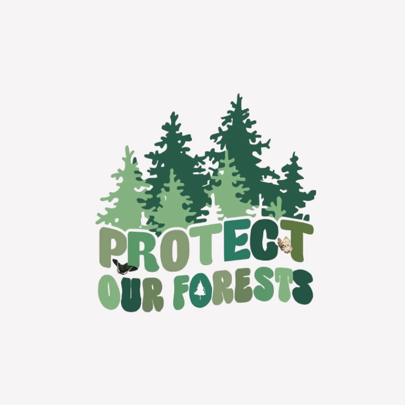 Protégeons nos forêts Design Femme T-Shirt