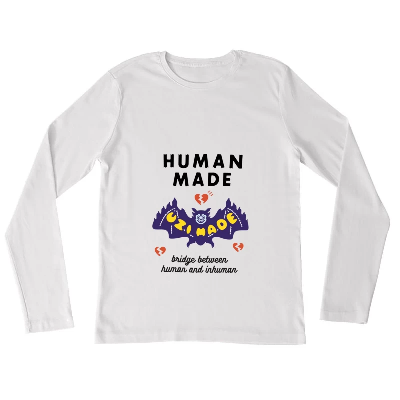 Brücke zwischen Mensch und Unmensch Damen Langarm T-Shirt