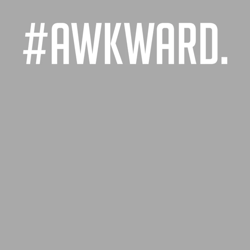 #AWKWARD Male Pullover Hoodie