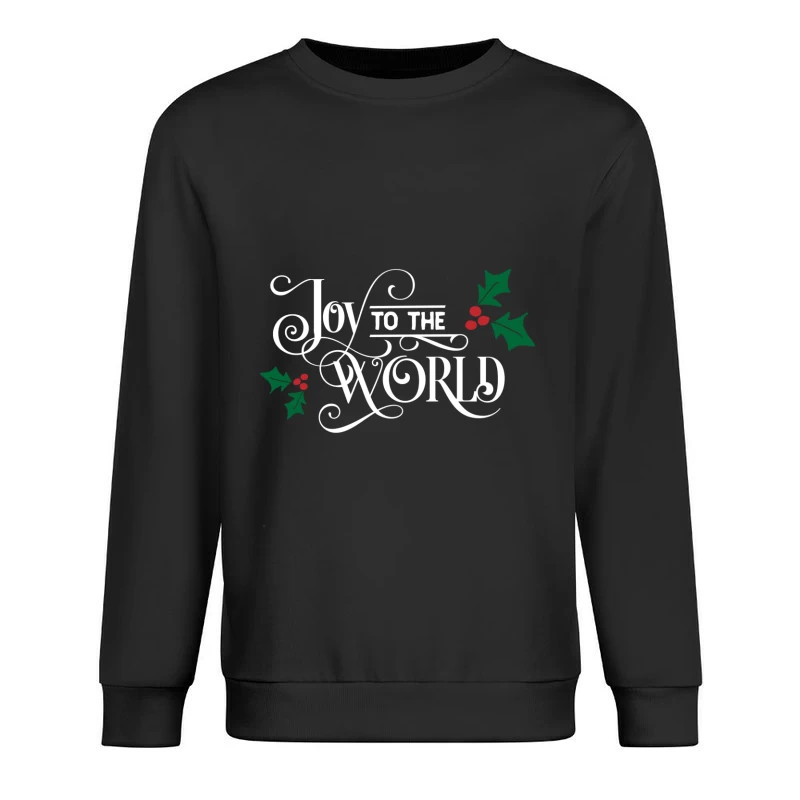 Joyeux Noël : Joie au Monde Homme Sweat-shirt à enfiler