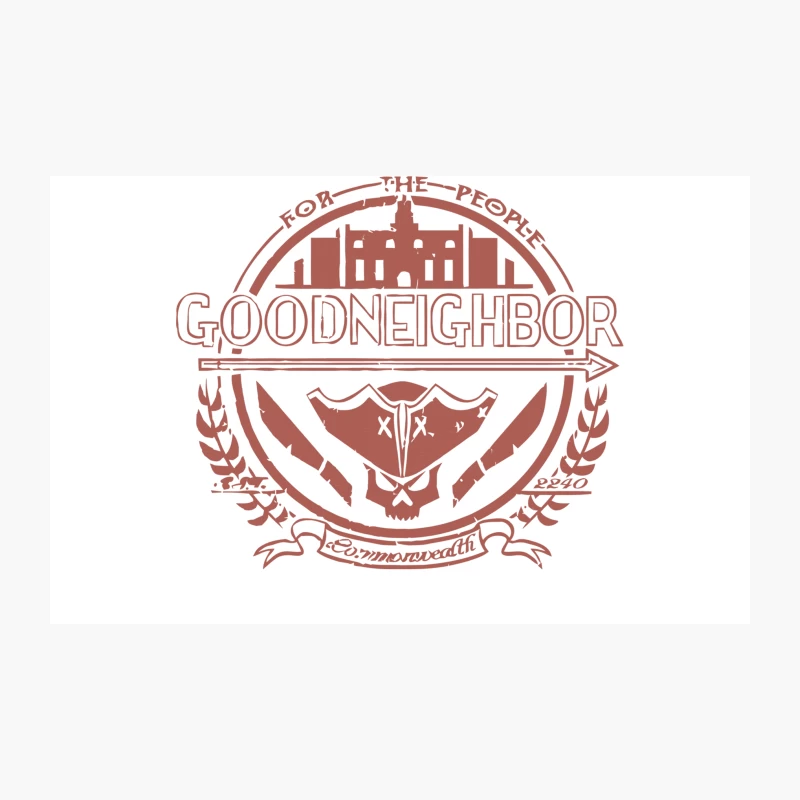 Good Neighbor: For the People Commonwealth Emblem Travel Mug