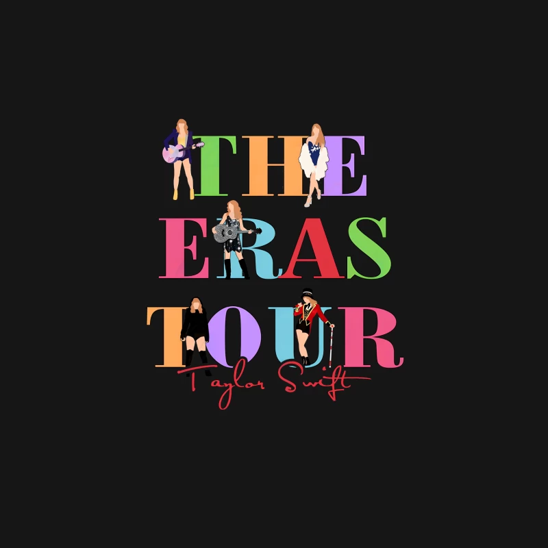 Taylor Swift's The Eras Tour Illustrated Logo Design Female Long Sleeve T-Shirt