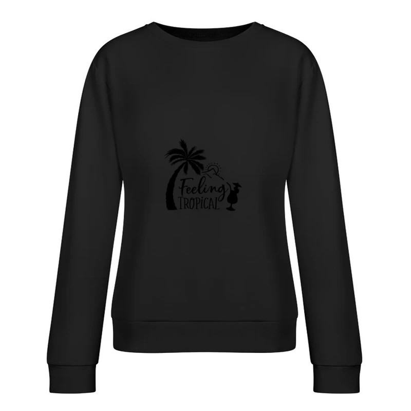 Crâne de Lusciniforme en Noir et Blanc Femme Sweat-shirt à enfiler