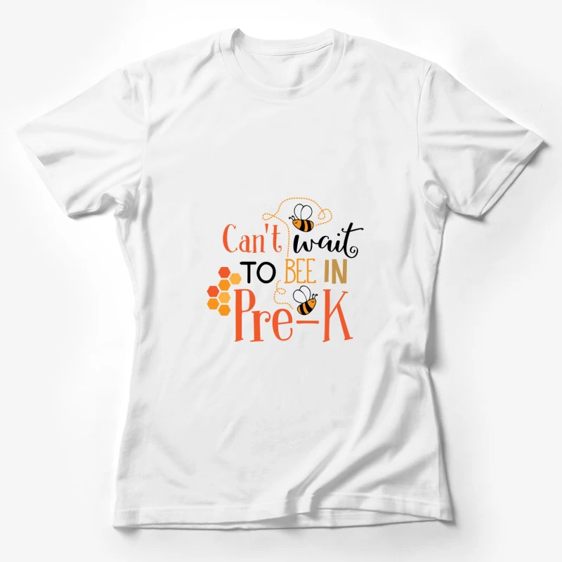 Design pré-K avec abeilles et nid d'abeilles Femme T-Shirt