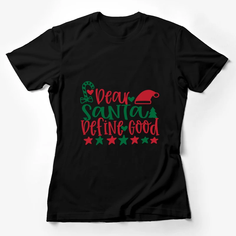 Lettre humoristique à Santa Femme T-Shirt