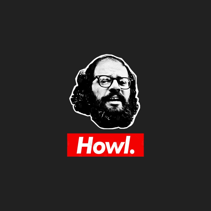 Allen Ginsberg Howl Aesthetic Tribute Design Bucket Hat