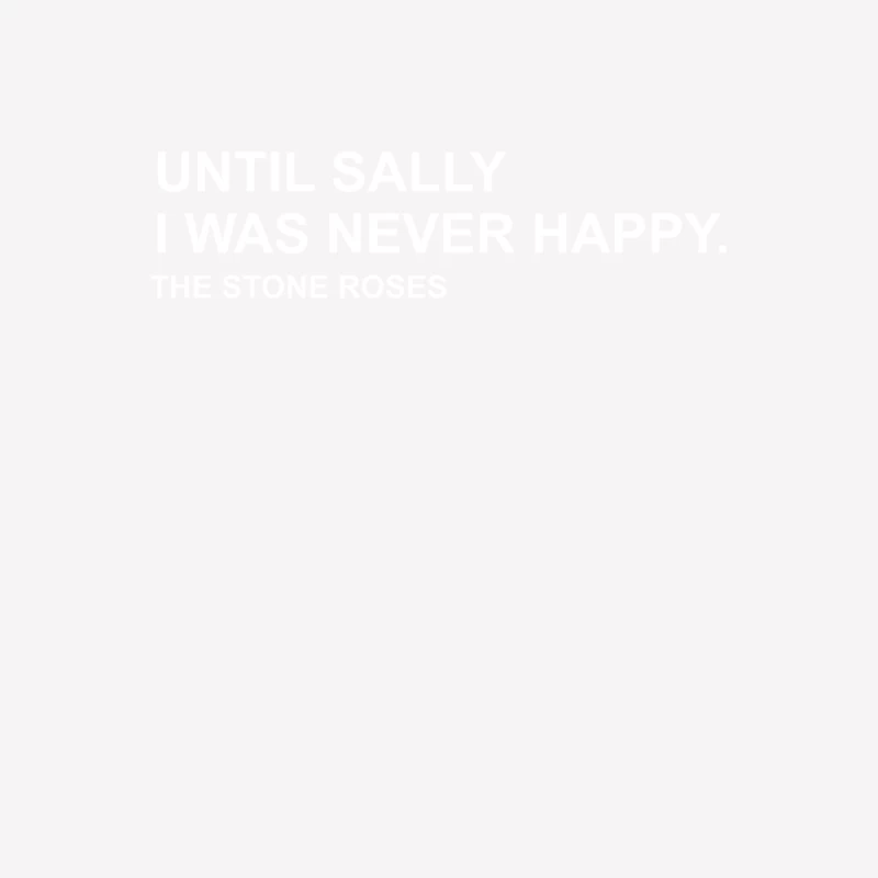 The Stone Roses Sally cinnamon Band Female T-Shirt